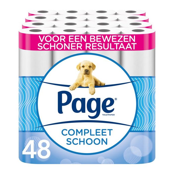 Page Toiletpapier 48 Rollen ( 2x24 ) Compleet schoon 