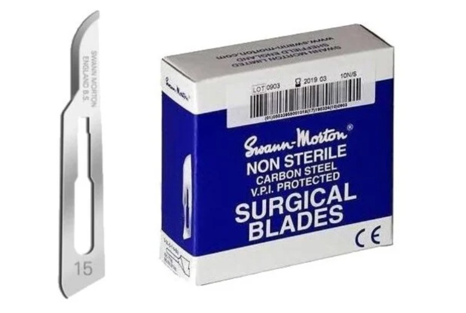 Scalpel mesjes niet steriel nr.15