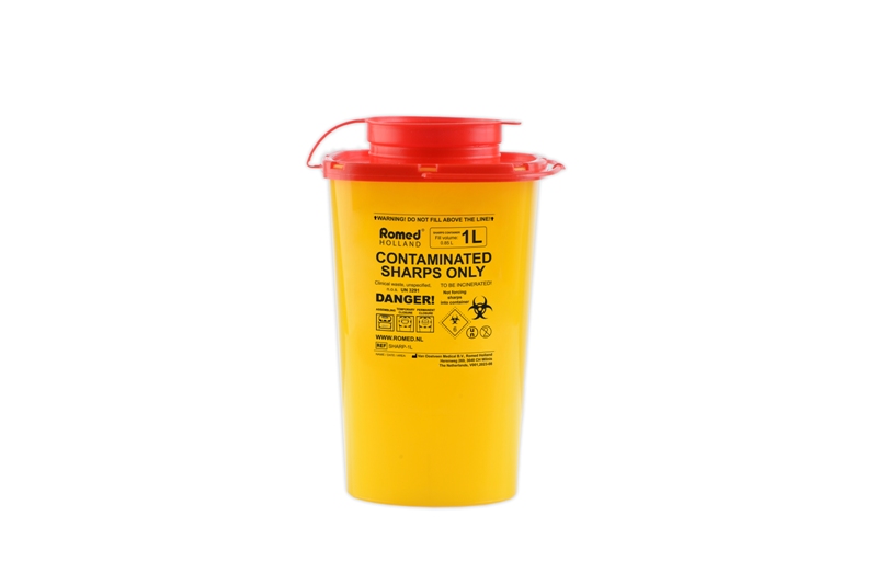 Sharp Container,1 lt, 120 Stuks