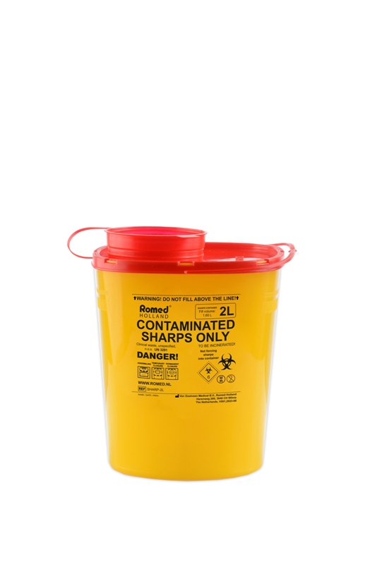 Sharp Container,2 lt, 64 Stuks