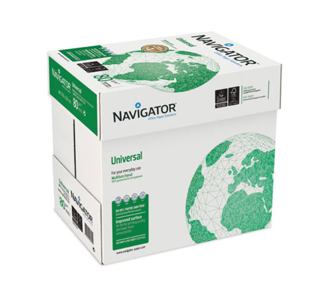 Navigator Universal A4 papier 80g 500 Vellen x5 Pakket