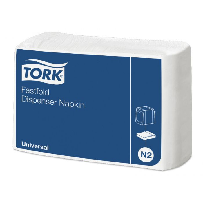 Dispenser Servetten Tork 10933 N2 24x30cm 1 laag 10800 Stuks