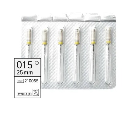 K-Vijlen - 25 mm, 015 6 Stuks