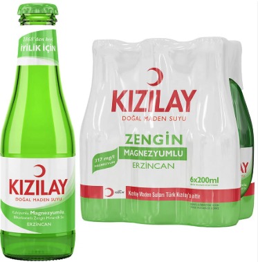 Kzlay Sade Maden Suyu 200mlx6 Stuks 
