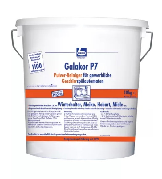 Galakor P7 Poeder-reiniger voor industrile vaatwasmachines 10kg