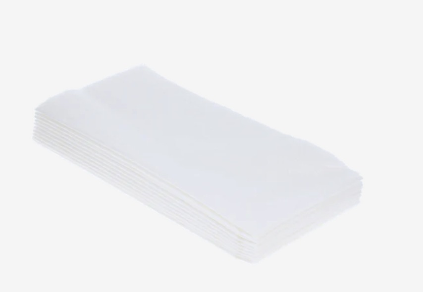 Servet, 1/8 vouw, 2-laags, 40x40cm, cellulose, wit 2000 Stuks	