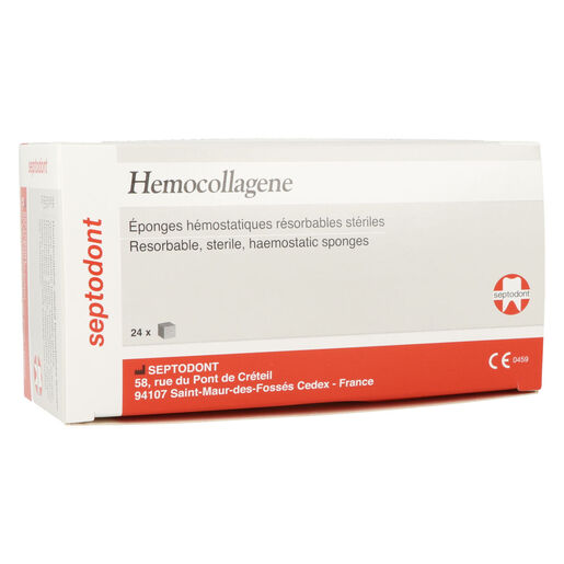 Septodont Hémocollagène hemostatische sponsjes 3x8 Stuks