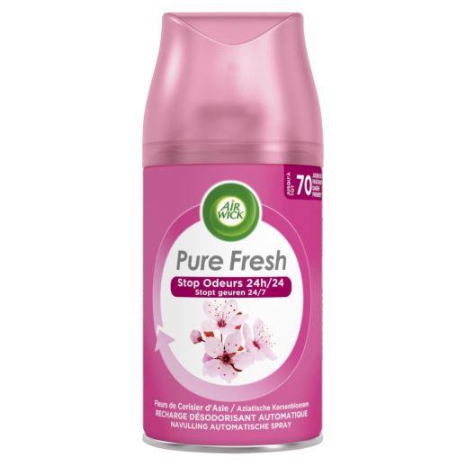Air Wick Freshmatic Luchtverfrisser Navullling Pure Fresh Aziatische Kersenbloesem 6x250ml