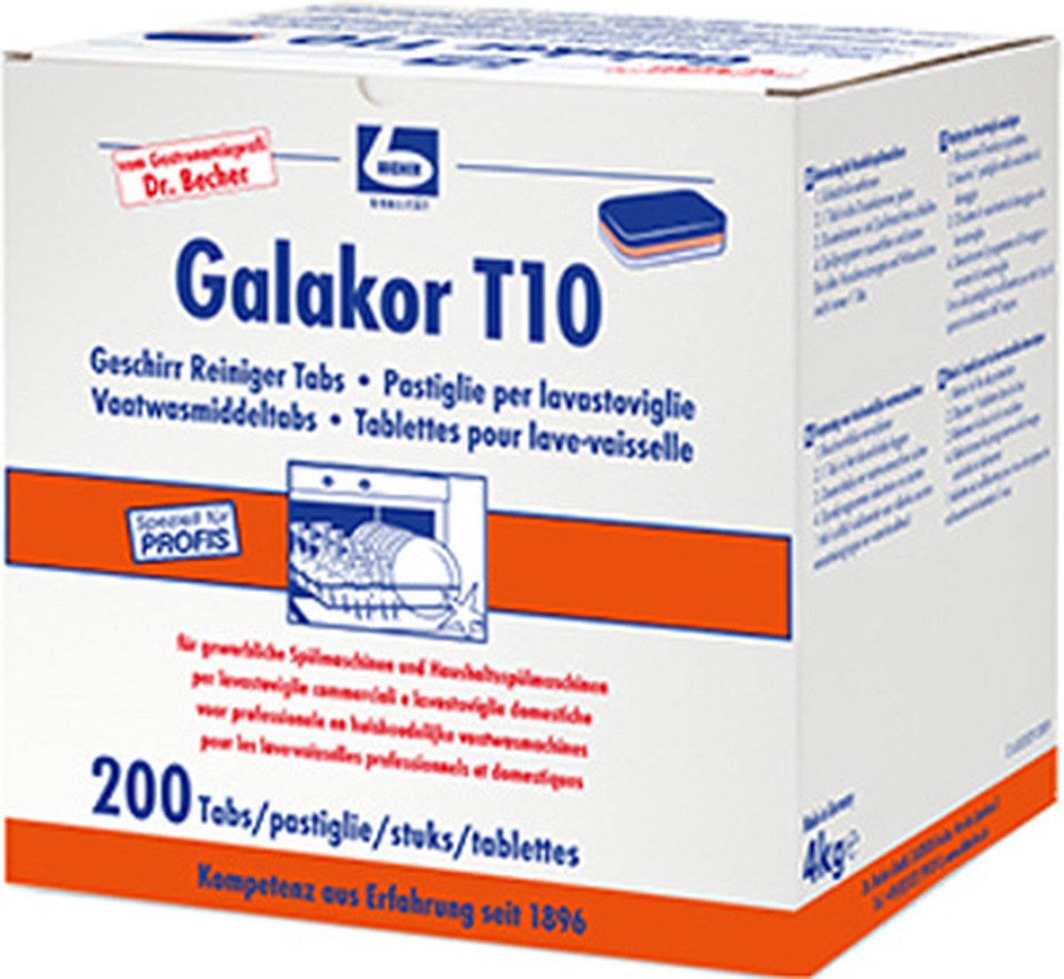 Galakor T10 servies. Tabs 200st