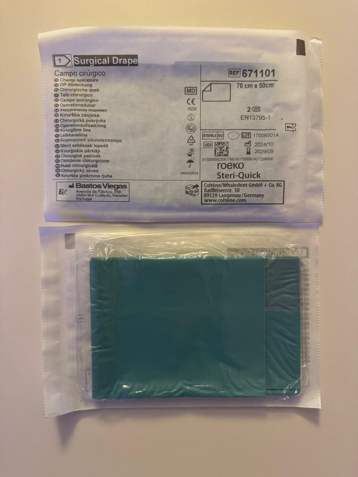 Surgical Drape Steri Quick Doeken 50x70 cm ref 671101 50 Stuks
