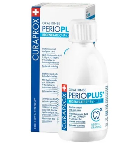 CURADEN PERIO PLUS + REGENERATE CHX 0,09% CHLOORHEXIDINE (200ml)