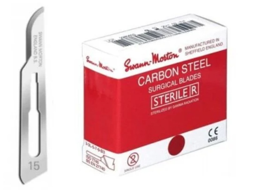 Scalpel mesjes steriel nr.15