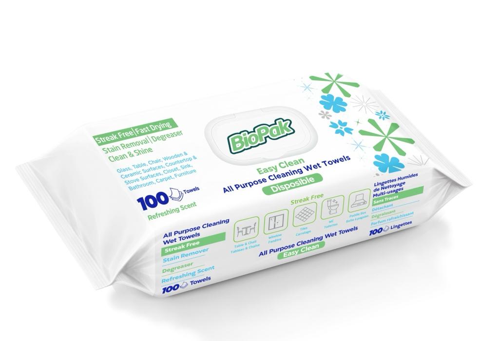 NaturaSterk/ BioPak Doekjes 12x100 Stuks