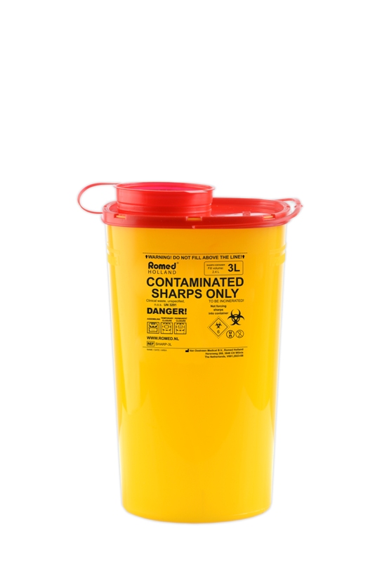 Sharp Container,3 lt, 54 Stuks