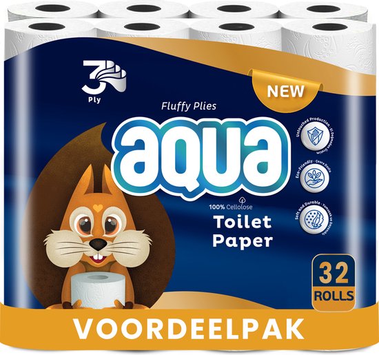 Soft toiletpapier 3-laags 32 rollen TRIPPLE