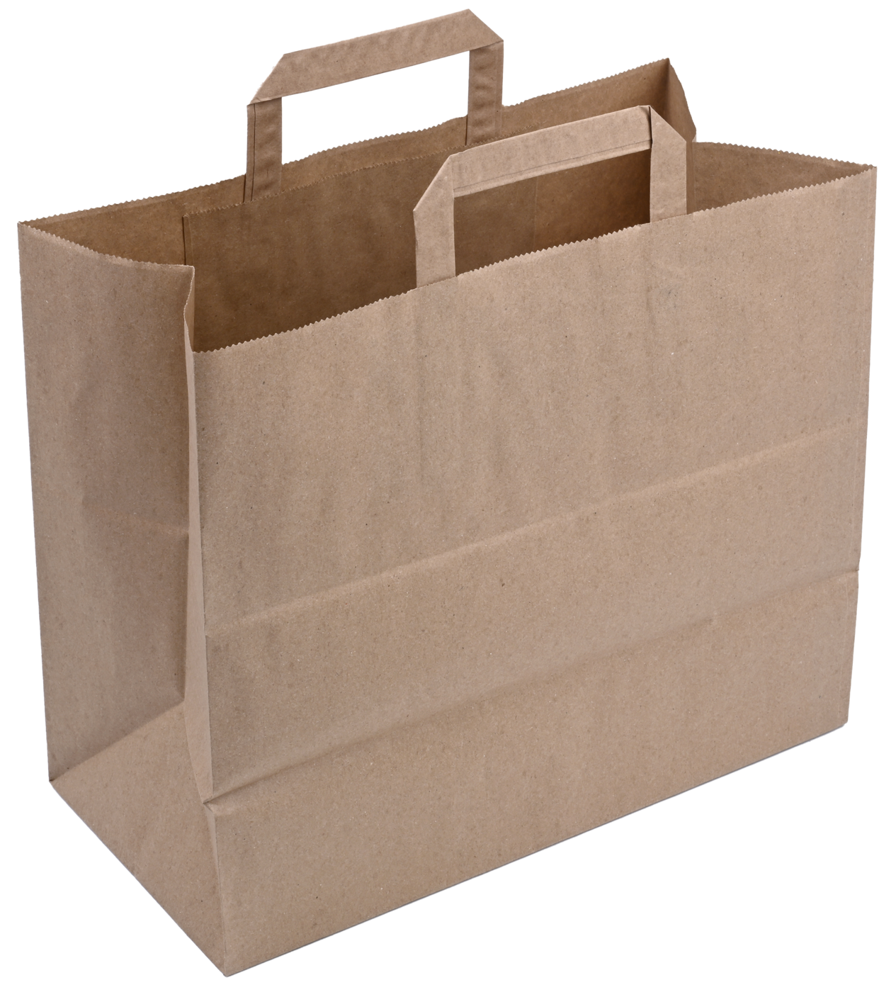 Papiertassen Groot kraft 32+17x27cm gerecycled 250 Stuks