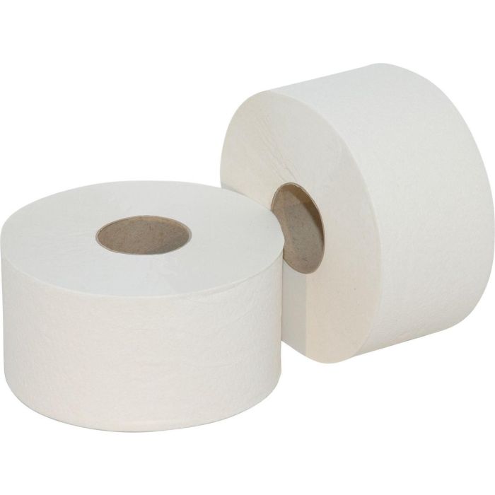 Toiletpapier Mini Jumbo Cellulose Wit 2-laags 150 meter 12 rol